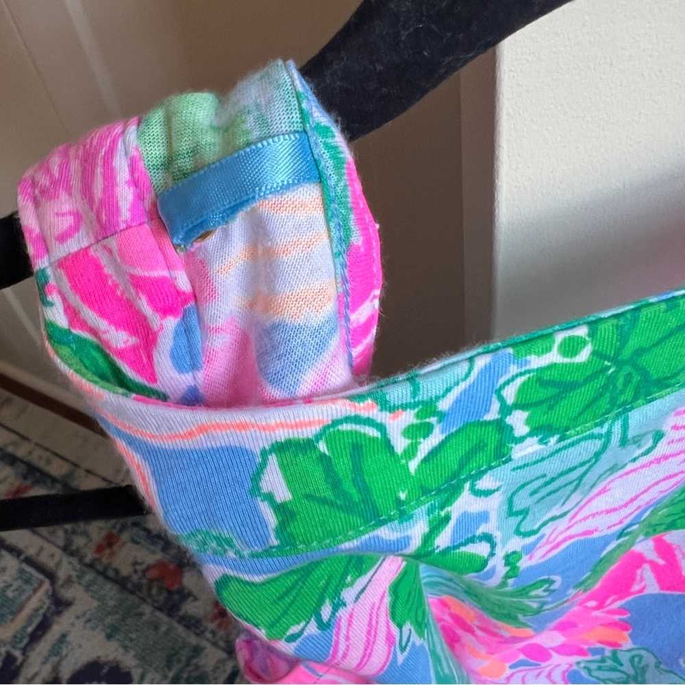Lilly Pulitzer Lorina Floral V-Neck Tiered Swing Dress in Multi Tigers Lair xxs - Picture 5 of 8